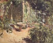 Max Slevogt Sunny Garden Corner in Neukastel (nn02) oil painting